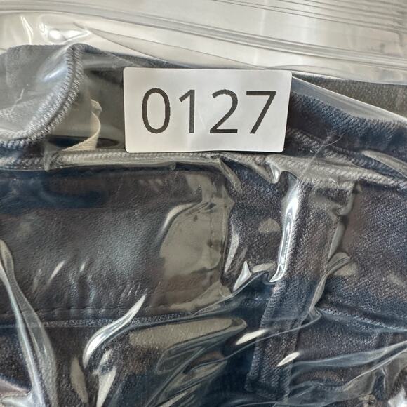 madewell curvy roadtripper black skinny jeans womens 27 high rise stretch denim - Picture 8 of 13